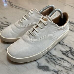 OLUKAI Kohu Women's S 11 Ivory Everyday Comfort Lace Up Causal Canvas Sneakers‎